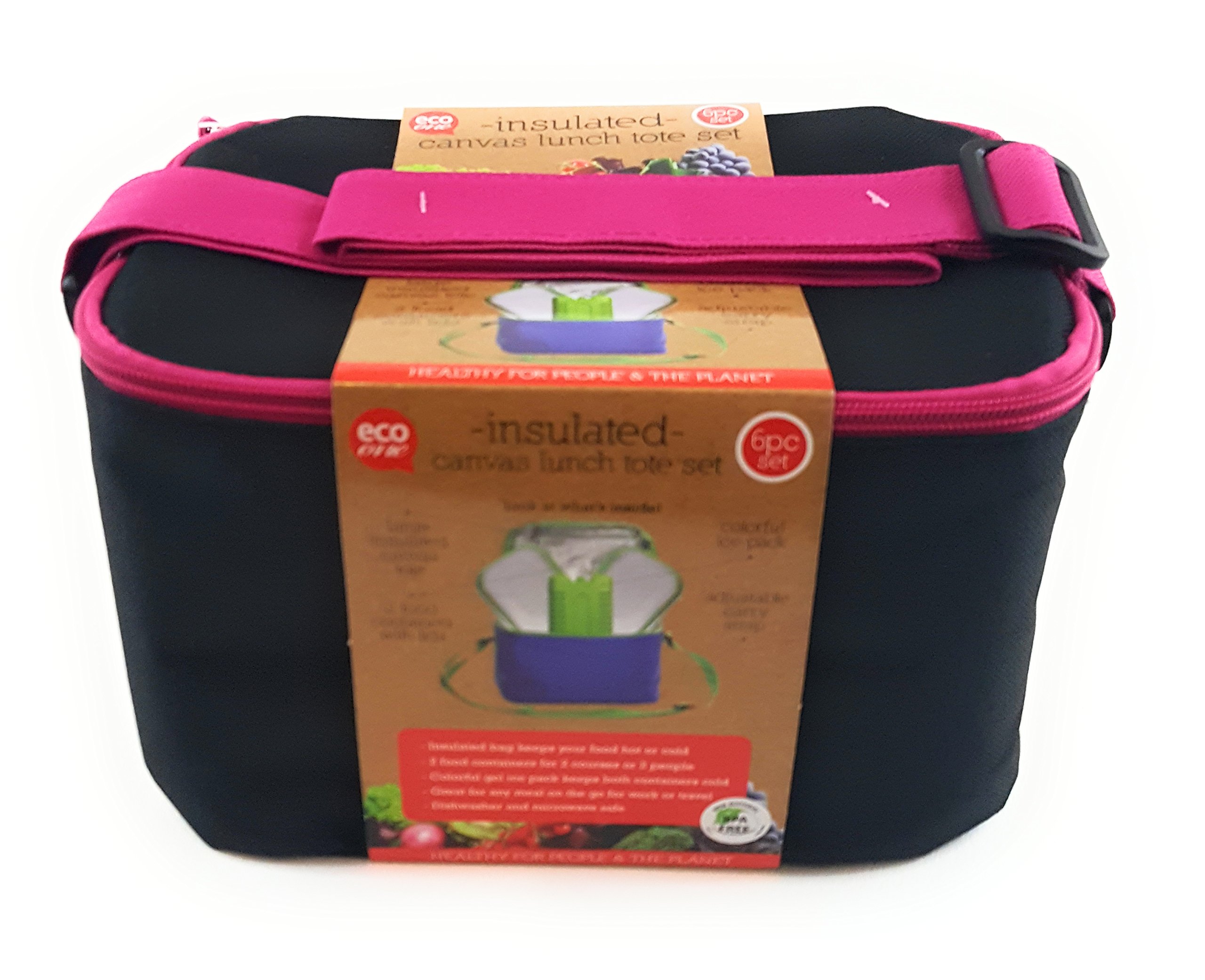 eco one insulated lunch tote set