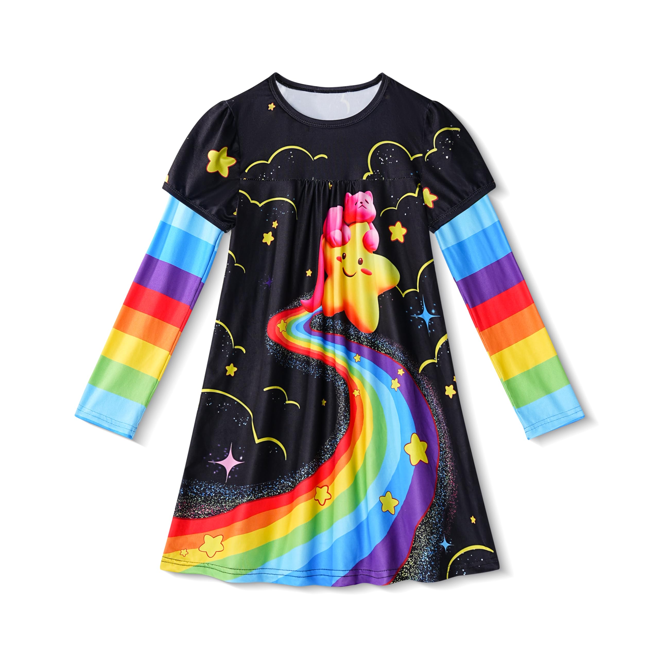 LQSZGirls Dresses Unicorn Clothes Toddler Casual Dresses for Girls