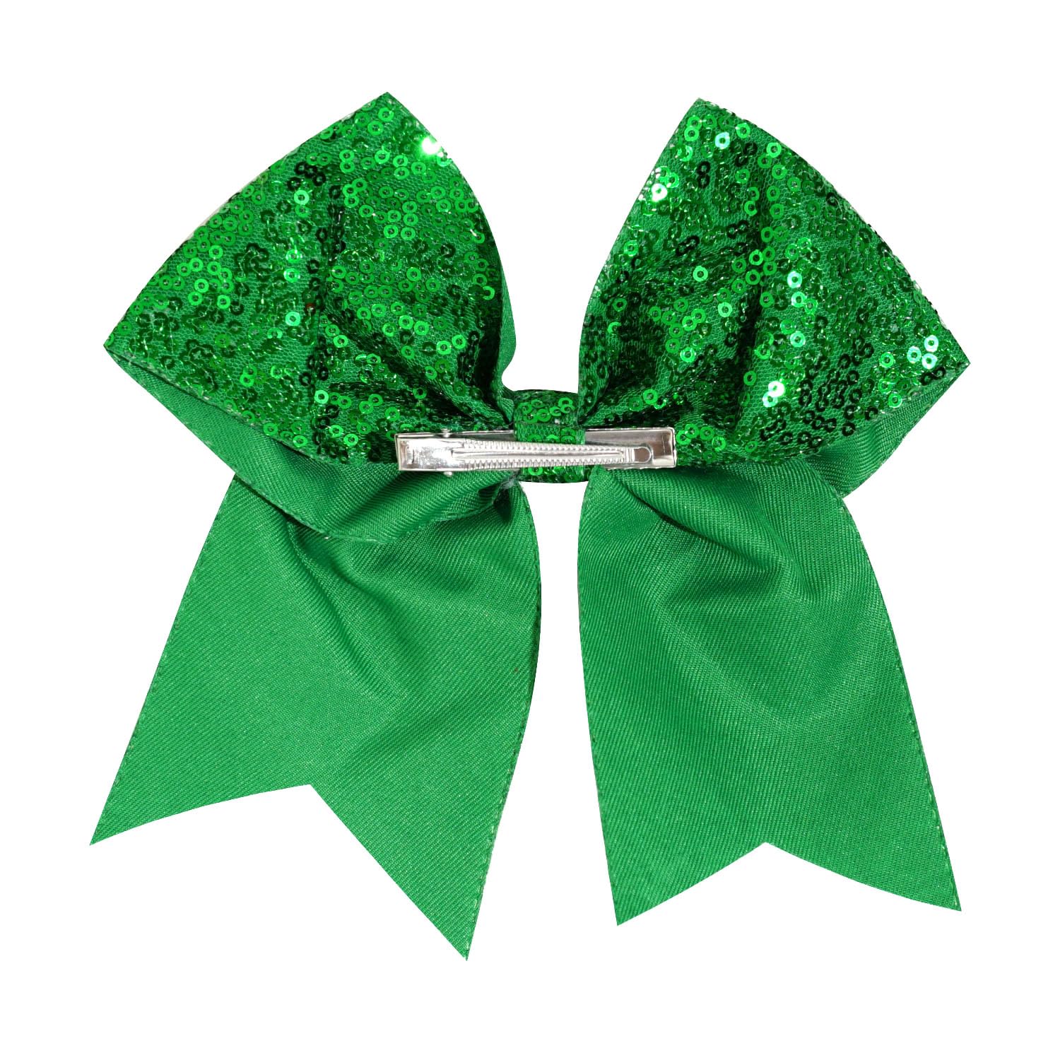 Large Sequin Cheer Bow Clips - Cheerleading Hair Accessories -3 Large Sequin Cheer Bow Clips - Cheerleading Hair Accessories -3