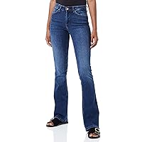 ONLY Onlblush Mid Flared DNM Tai021 Noos, Jeans Donna
