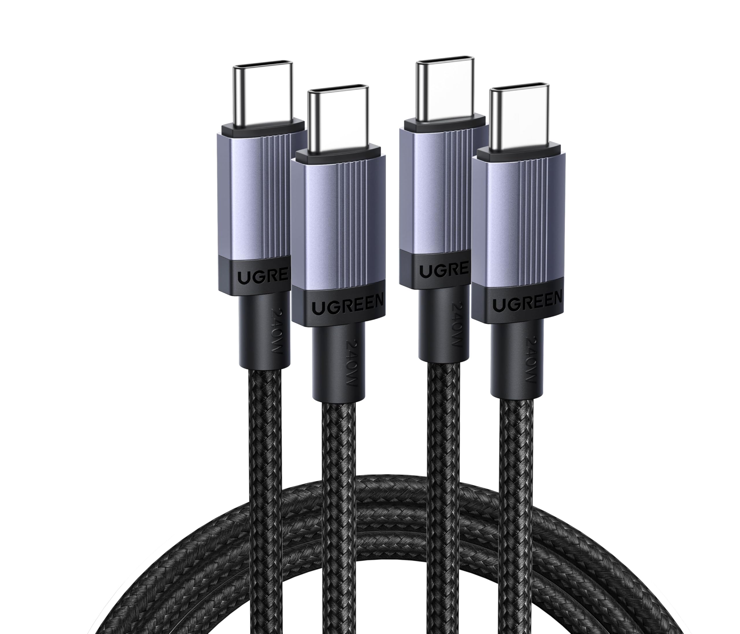 UGREEN 2Pack 2M Cable USB C 240W Carga Rápida PD 3.1