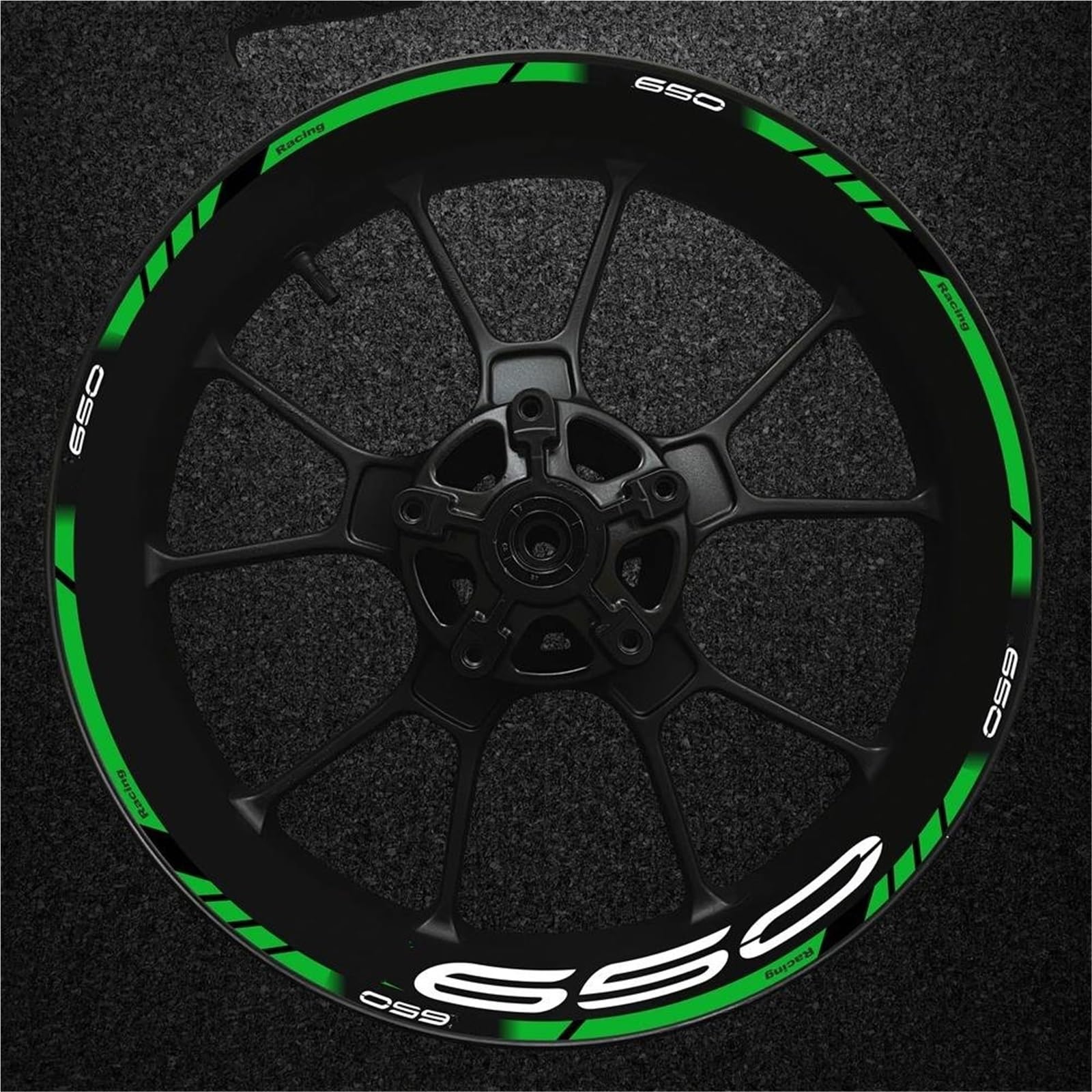 Wheel Stickers Motorcycle Wheel Decal for for Z650 for Z 650 Reflective Rim Decals Stripe Tape Hub Stickers Rim Reflective Decal