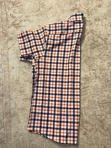 Bold Plaid, Comfortable Stretch, and Easy Care Short‑Sleeve Shirt for Work or Casual Wear