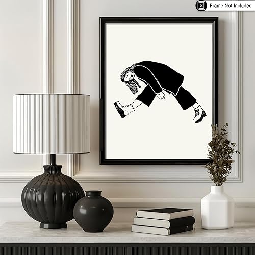 Miniatura 3 de Poster Master Póster de Groovy Woman – Impresión retro de moda – Arte de línea – Arte minimalista – Arte moderno – Arte abstracto – Arte en blanco y