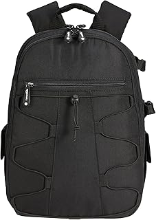 AmazonBasics Backpack for SLR/DSLR Camera and Accessories - 11 x 6 x 15 Inches, Black