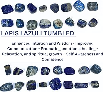 Amazon.co.jp: Jet Lapis Lazuli タンブルストーン 約0.7インチから