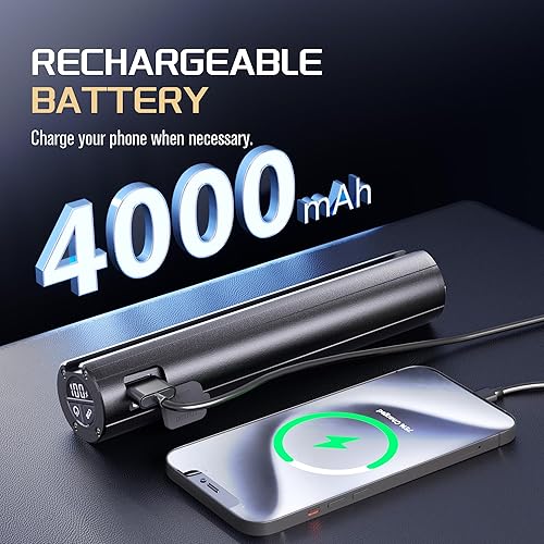 Miniatura 4 de Luces LED superbrillantes para bicicleta de noche, faros delanteros de bicicleta recargables con gancho, 8 modos, aleación de aluminio impermeable