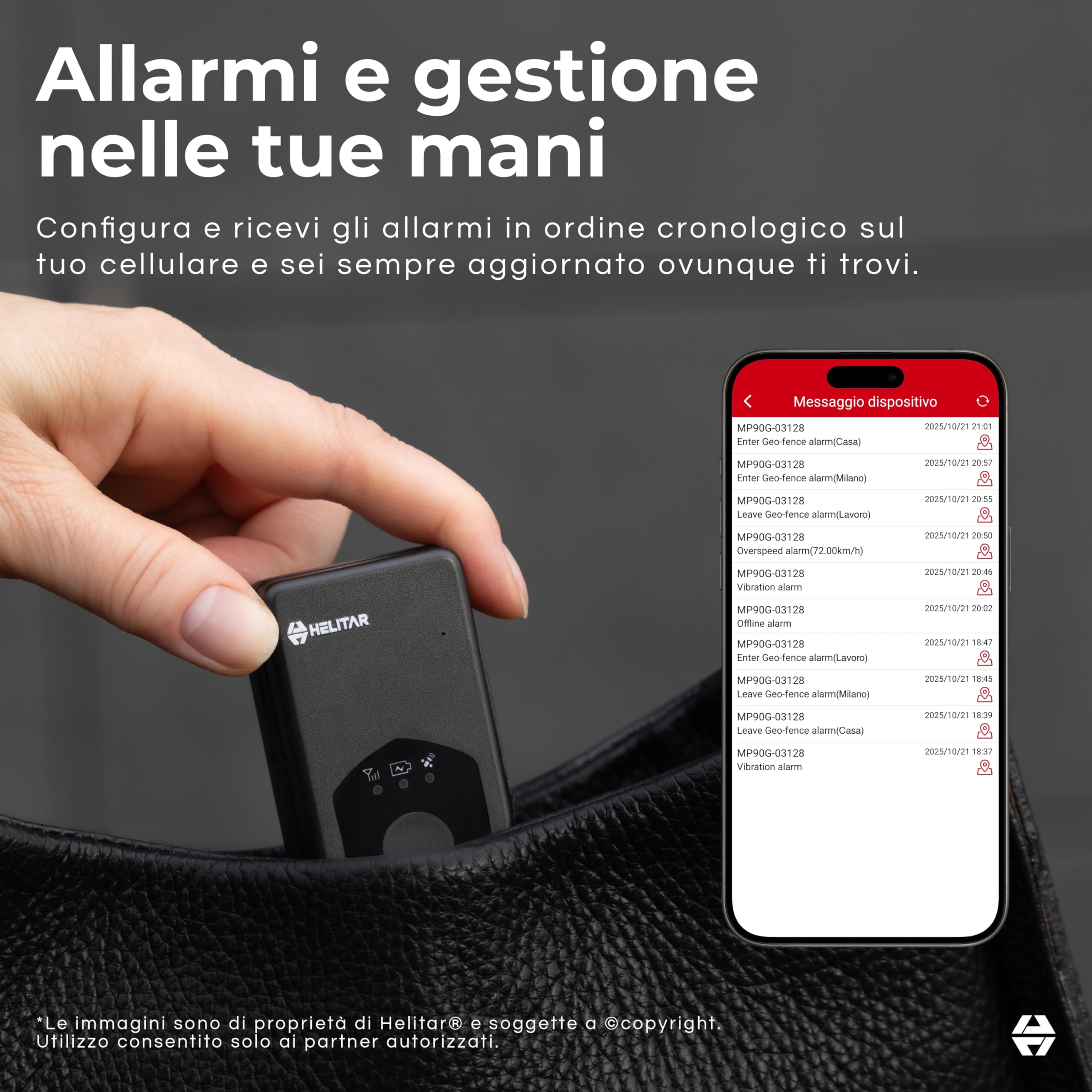 Localizzatore GPS per Bambini e Anziani - Senza Abbonamento Mensile - SIM Inclusa con 5 Anni di Tracciamento - Tracker GPS Globale - Garanzia sul furto del veicolo