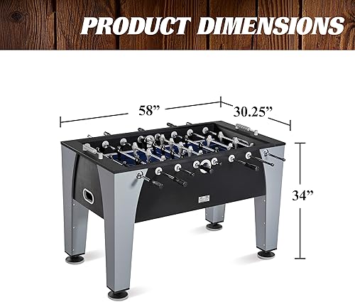 Miniatura 2 de Barrington Futbolín de fútbol de múltiples estilos, diseños duraderos y elegantes con pelotas de fútbol deportivas de mesa, perfectas para salas de