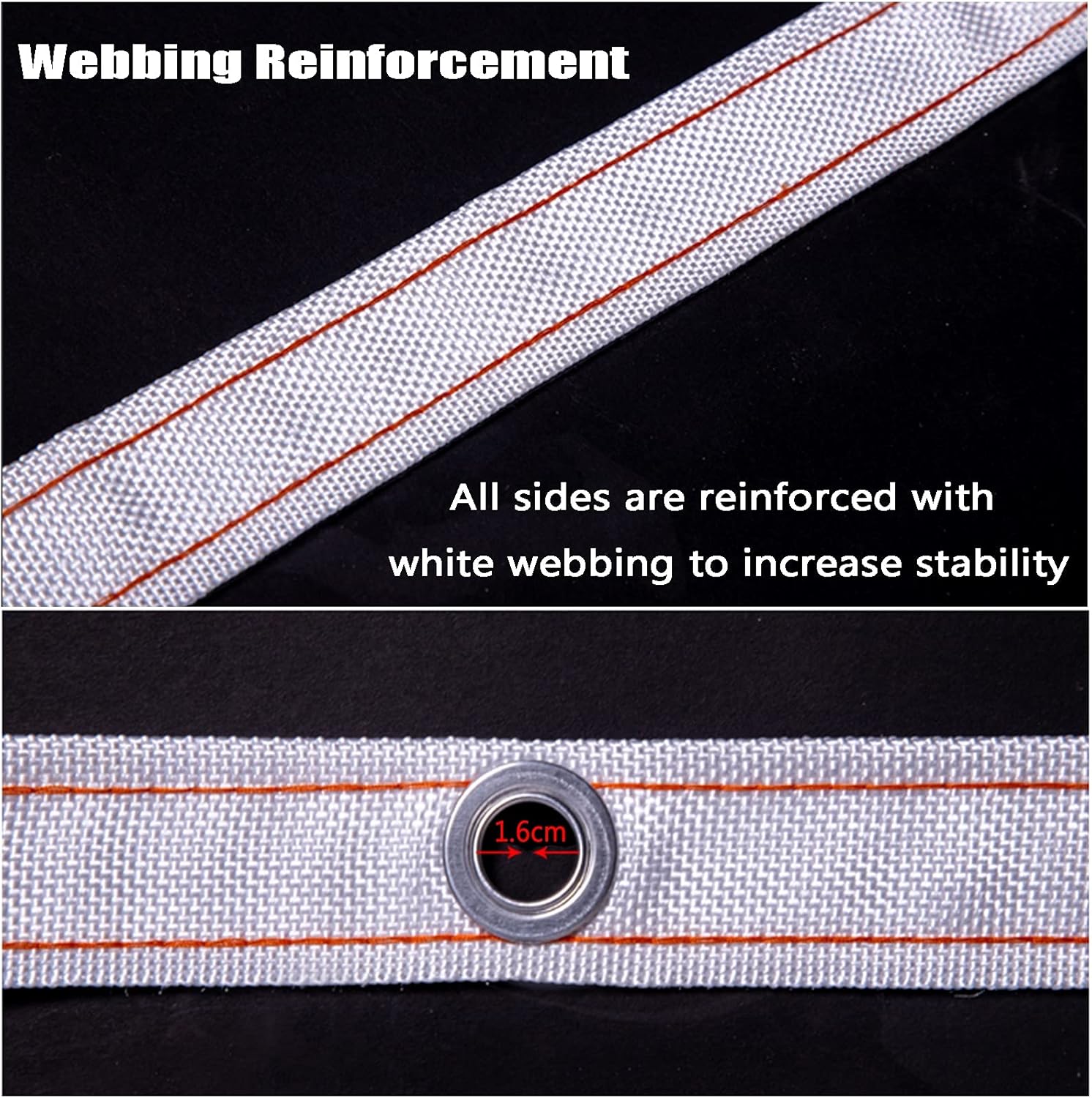 Clear Waterproof Tarpaulin Cover Heavy Duty Waterproof PVC Transparent Tarpaulin Clear Tarp Cover, 0.3mm Clear Awning Canopy Soft Glass Tarpaulin(1x4m)