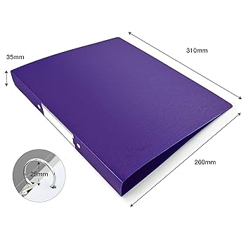 HE394530 - Rapesco A4 Ring Binder, Two Ring, Clear - Pack Of 10 | Hope