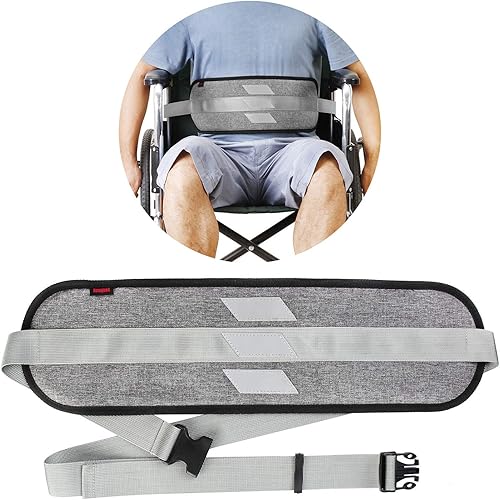 Cinturón de seguridad para silla de ruedas, correas de sujeción médicas con cinta reflectante, arnés de seguridad para pacientes, correa de regazo