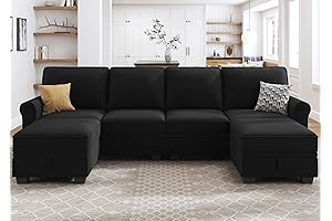 HONBAY Sectional Sofa with Chaise