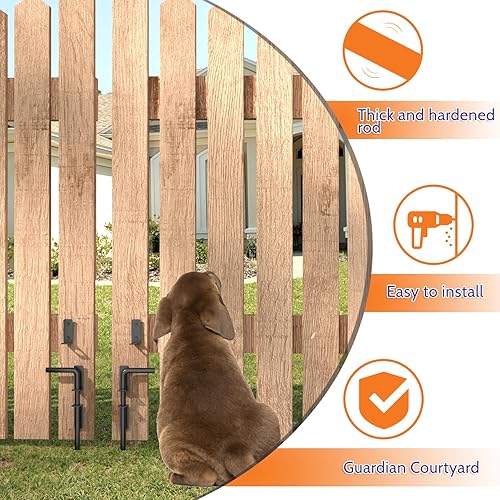 Miniatura 10 de SKYSEN Pernos de caña de 24 pulgadas para puertas, barra de caída de puerta, tapón de puerta, diámetro del pasador de caída ultra de 1932 pulgadas,