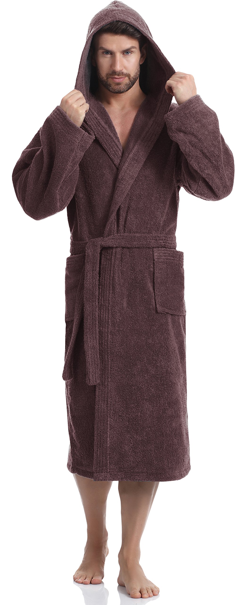 Ladeheid Albornoz de Baño 100% Algodón Ropa de Casa Hombre LA40-101