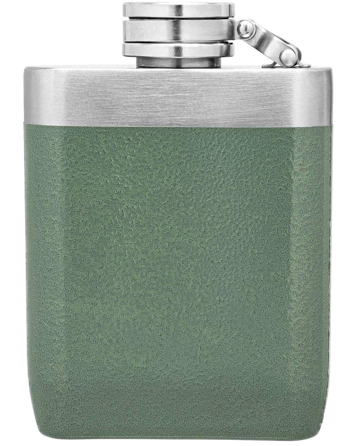 Stanley Master - Fiaschetta da 236 ml, con tappo in acciaio integrato, imboccatura larga da 1,0 mm, in acciaio inox, per un facile riempimento e versamento, con tappo a prova di perdite, per campeggio