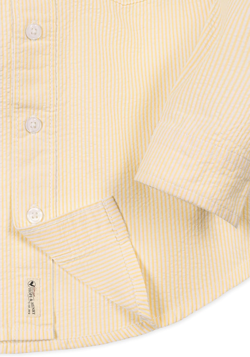Seersucker Shirt in Organic Cotton by Hope & Henry Boy