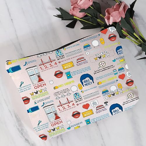 Miniatura 5 de JYTAPP Bolsa de maquillaje divertida para programas de televisión, cotizaciones de la casa más llena, regalo de programa de televisión, mercancía de