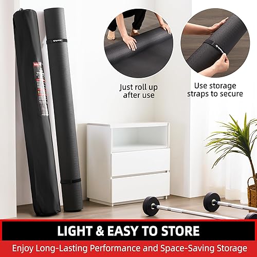 Miniatura 9 de Extra Large Yoga Mat 72"x48" or 78"x57", 14"12" Thick Mat for Women & Men, TPE Non-Slip Pilates Mat for Home Gym, Yoga, Stretching, Meditation