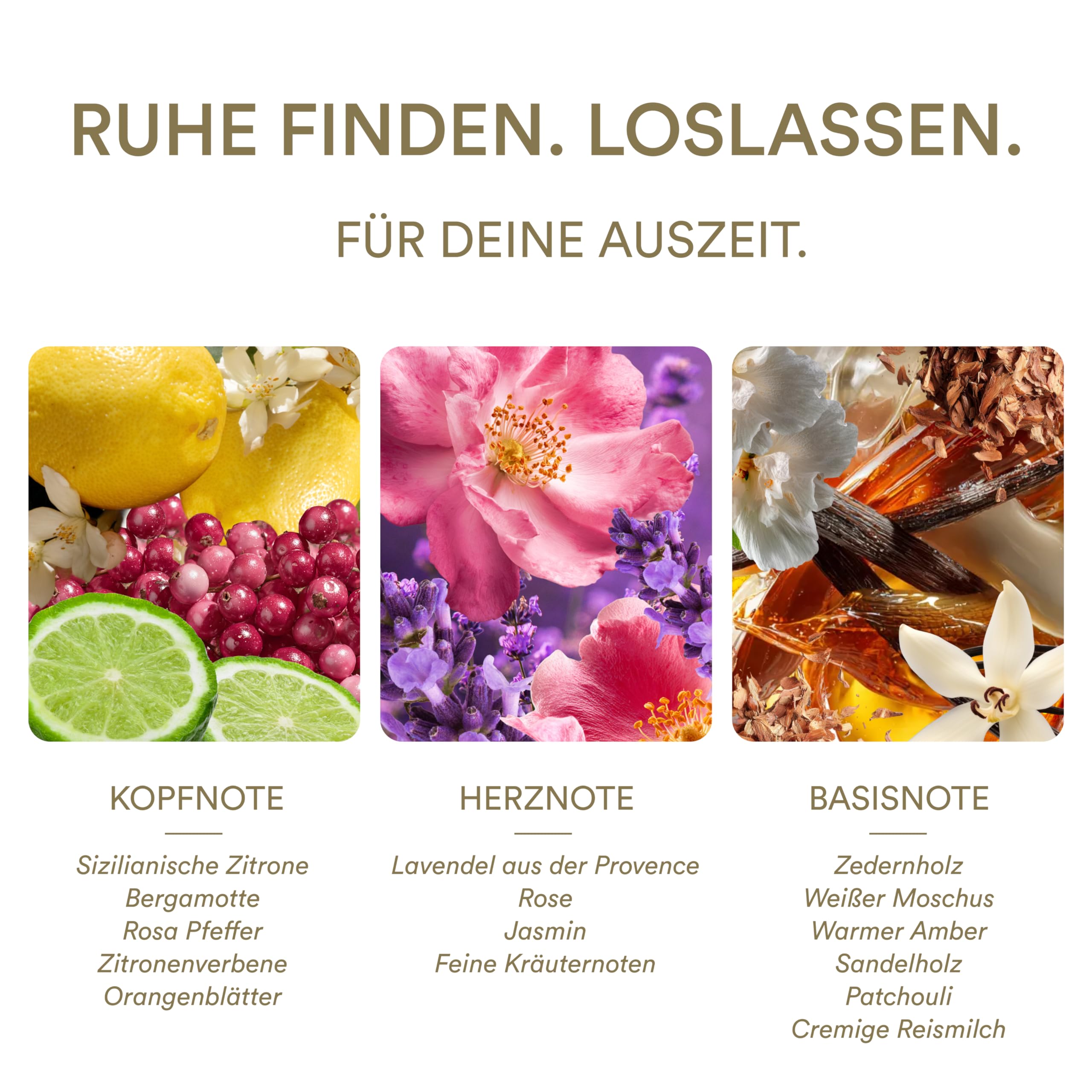 ME TIME in a bottle Damen Parfüm - Lavendel Eau de Parfum für Entspannung & Self-Care Rituals - Wellness Duft mit Bergamotte & Sandelholz - Veganes Damenparfüm für Yoga, Meditation & Wellness - 75 ml