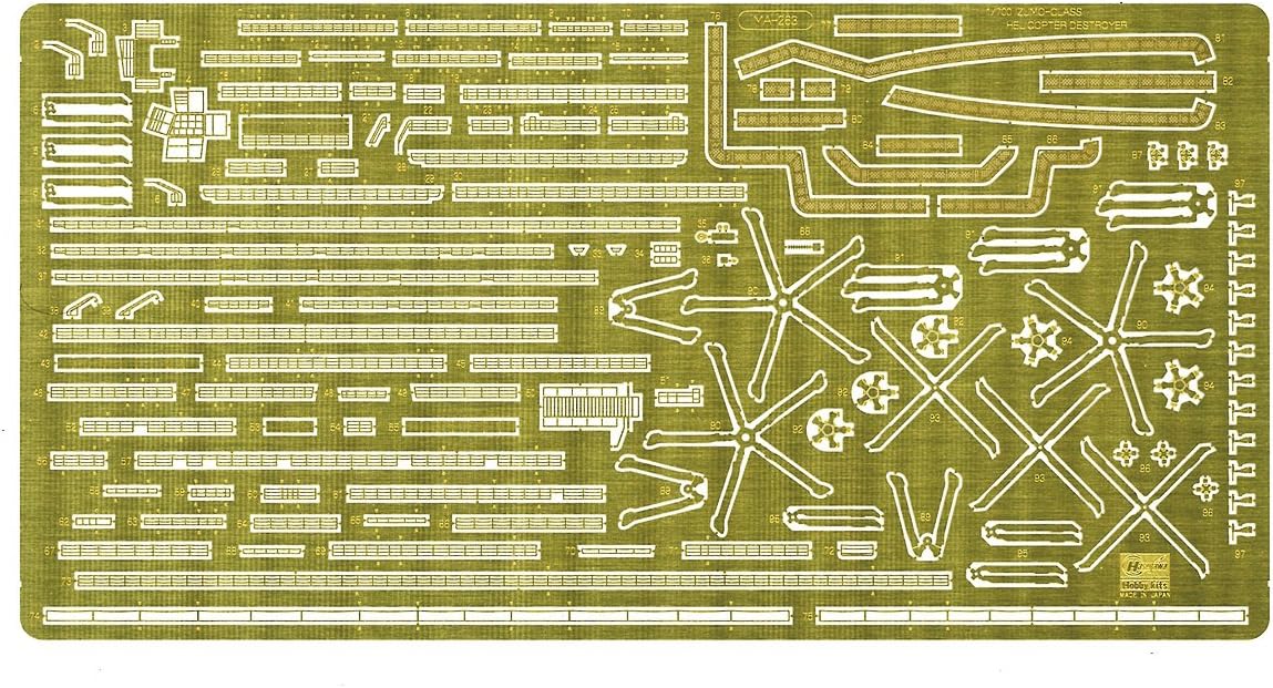 HasegawaSeisakusho Co HQG53 Upgrade Etched Parts for DDH Izumo Model Kit