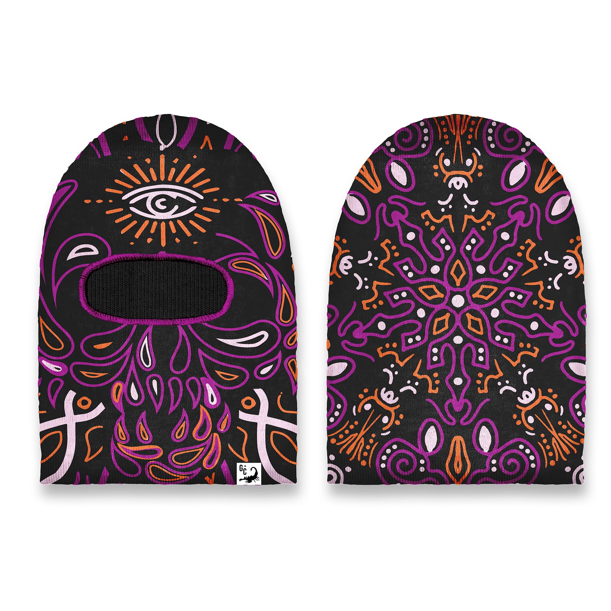 Balaclava Hat Ski Mask for Men Women Unisex Winter Warm Windproof Cold Weather Motorcycle Hat (Acrylic, Ruby)