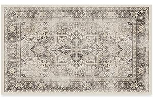 RUGGABLE Kamran: Washable Accent Rug That's Easy to Clean, Vintage Style Perfect...