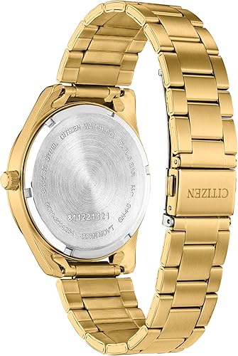 Miniatura 3 de Citizen Reloj de cuarzo para hombre, acero inoxidable, clásico, tono dorado (Modelo BI1032-58L), Tono-dorado, Classic