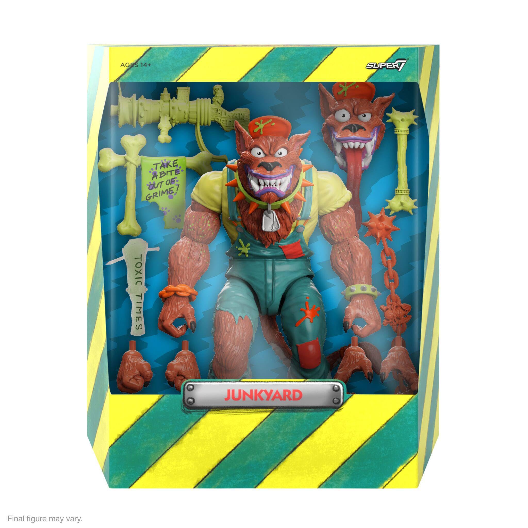 オリジナル TOXIC CRUSADERS ジャンクヤード 1991年製 Toxic Crusaders Junkyard Dog figure near complete 1991 Playmates