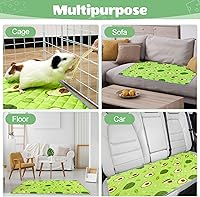 Vista 7 de 2 paquetes de ropa de cama para conejillo de indias, forro lavable para jaula de conejillo de indias, tapete reutilizable para conejillo de indias