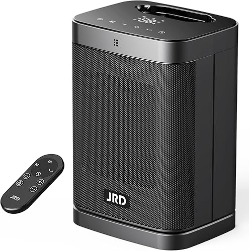 Miniatura 8 de Calentador de espacio PTC de 1500 W para interiores con oscilación de 80, termostato, temporizador de 12 horas, calor rápido, modo ecológico,