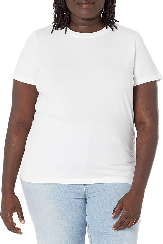 Amazon.com: The Drop Women's Courtney Short Sleeve Tiny Crew Neck