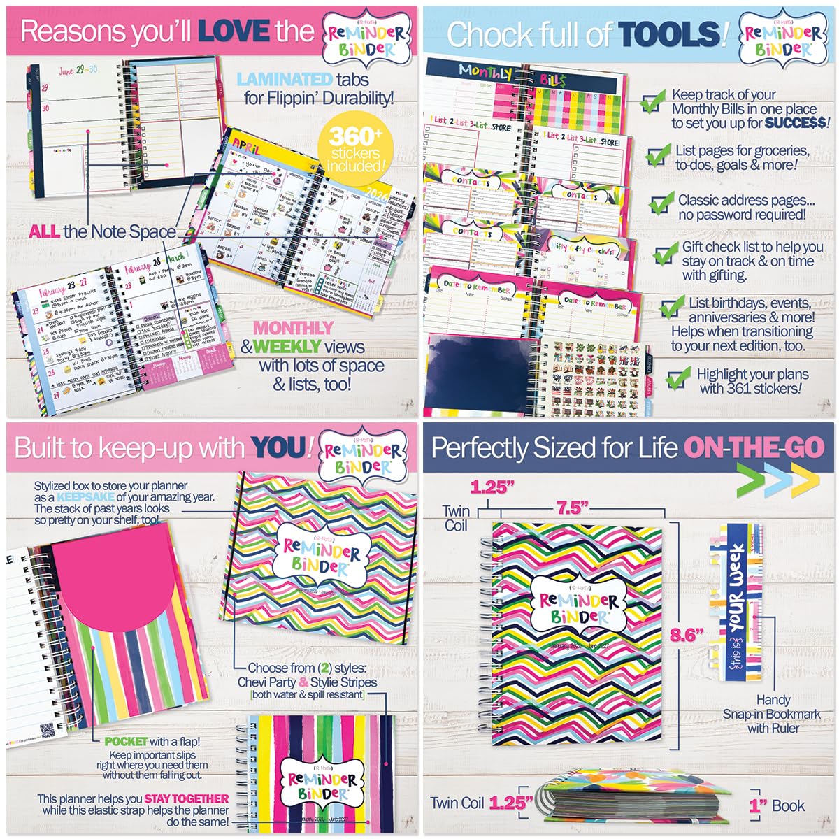 Reminder Binder 2026-2027 Planner – 18-Month Indonesia