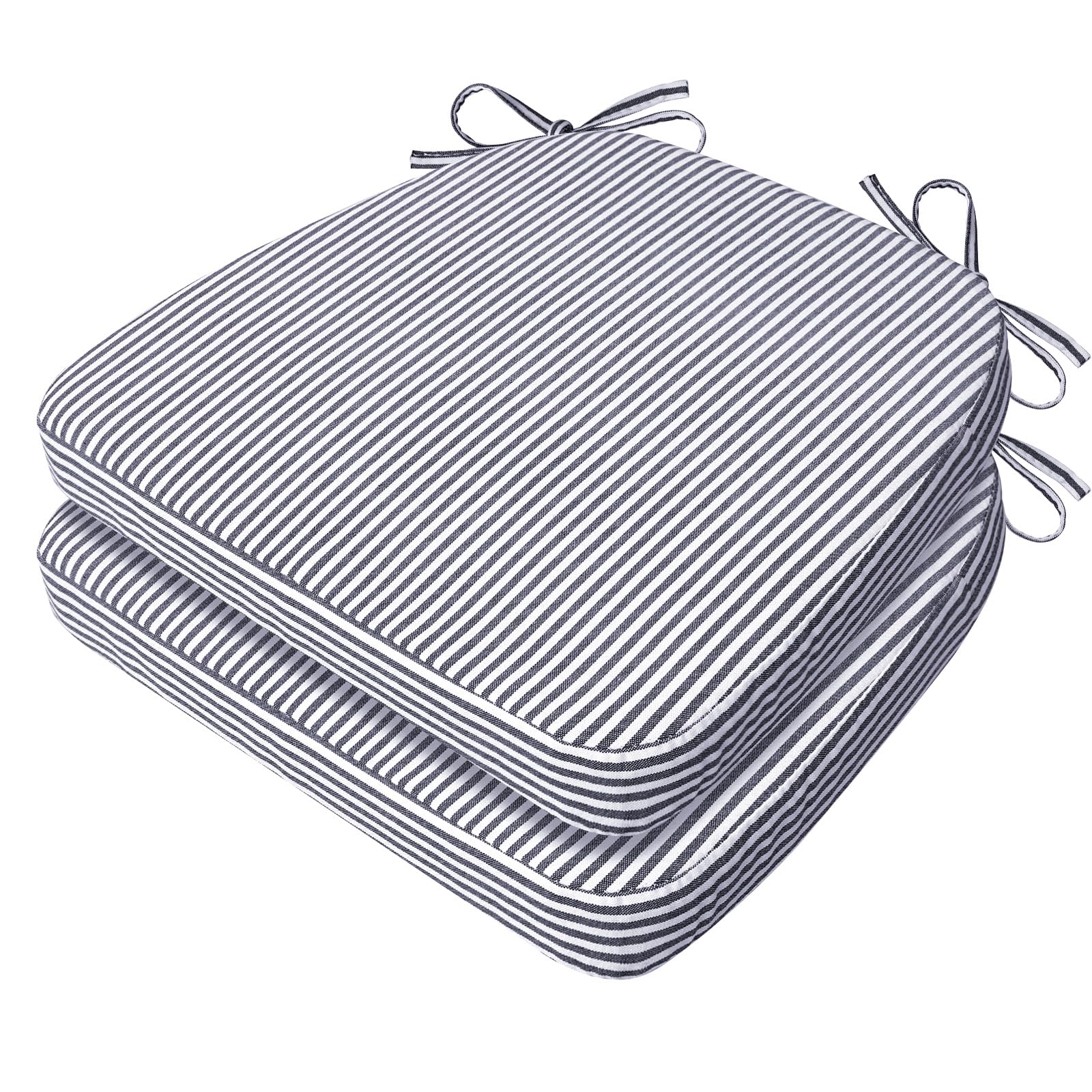 AAAAAcessories Chair Cushions for Dining Chairs, 17 x 16 x 2 in, Set of 2