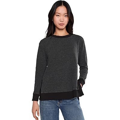 Mod-o-doc Long Sleeve Crew Neck Sweatshirt black