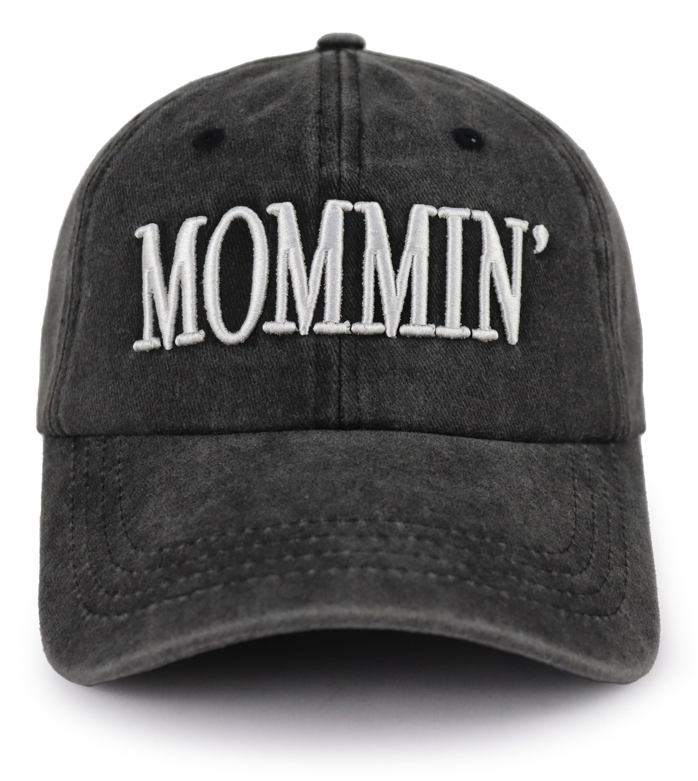 in My Mom Era Hats for Women, Adjustable Embroidered Mommin Mama Baseball Cap