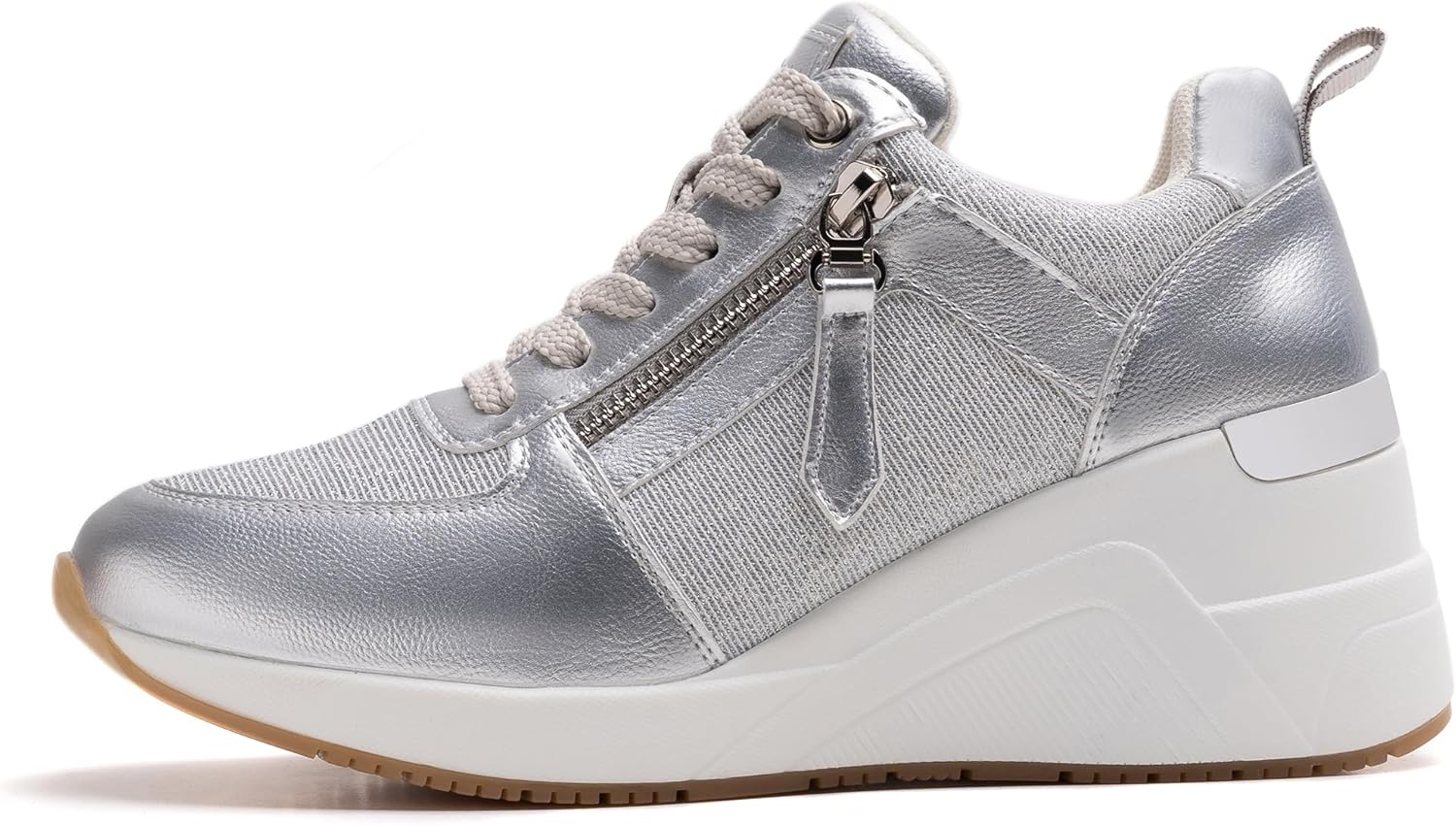 Viscozzy High Heel Wedge Sneakers for Women - Image 2