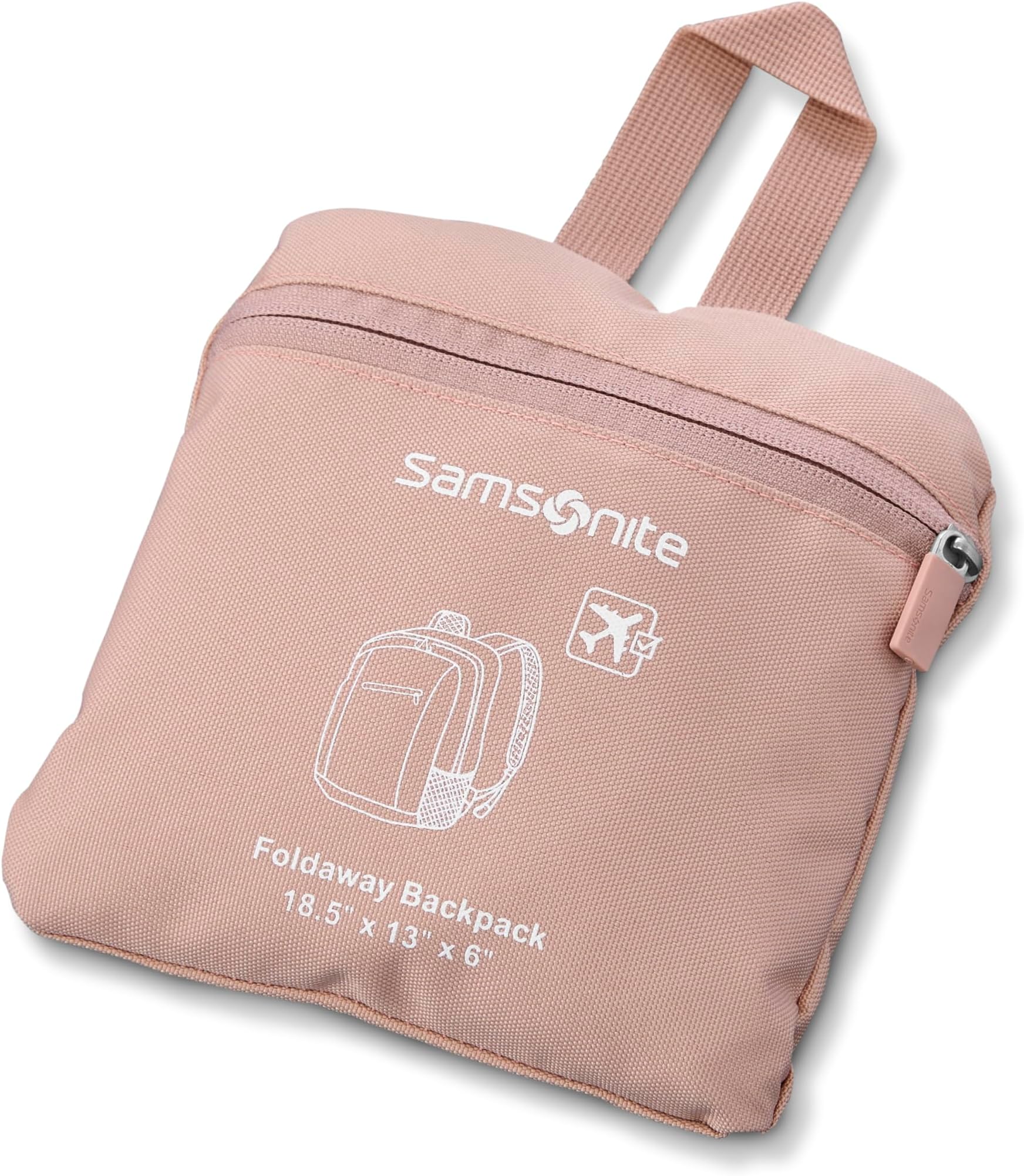Foldaway Backpack, Dusty Rose