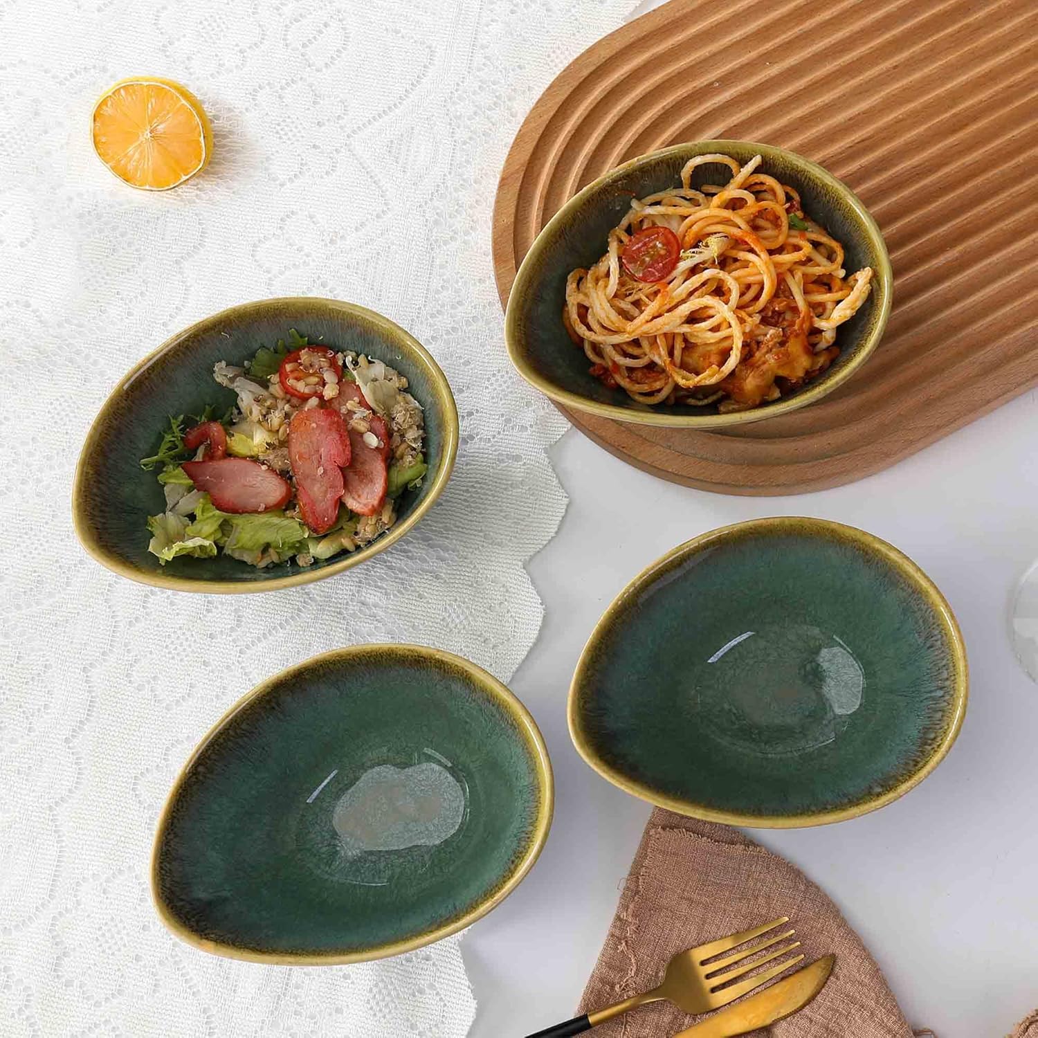 2点 フランス リモージュ パイナップル ボウル スープ サラダ 【公式通販】