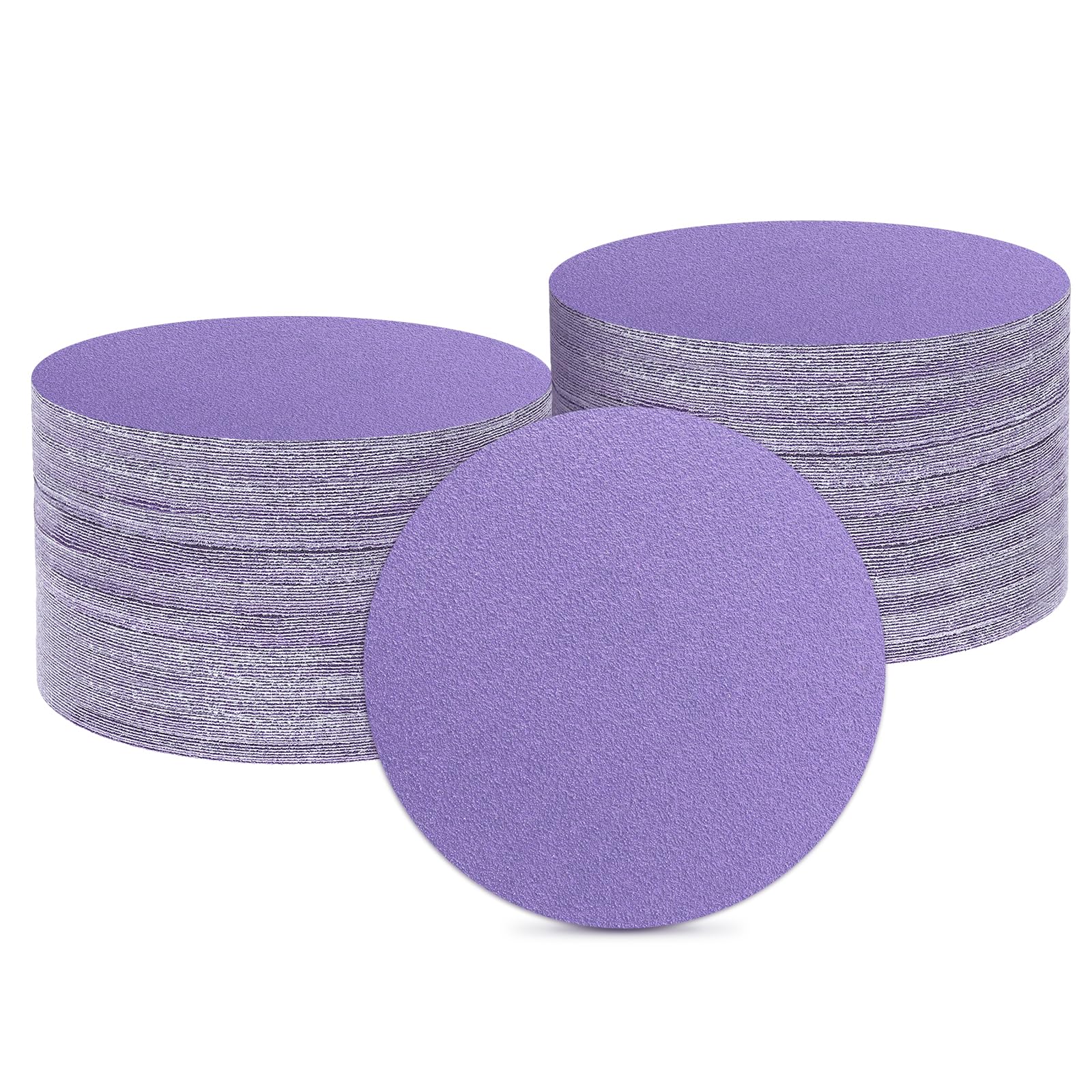 HARFINGTON 100 Pcs 1 Inch Sanding Disc 180 Grit Hook and Loop Sandpaper Random Orbital Sander Pads for Woodworking Automotive Metal Polishing, Purple-picture-26