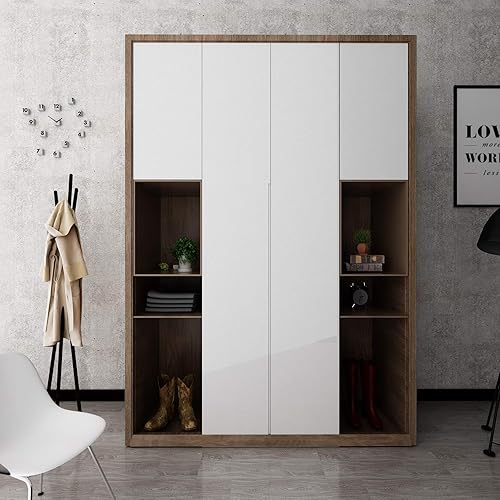 Miniatura 5 de VEELIKE Papel de contacto blanco de 15.74 x 354.33 pulgadas, papel pintado extraíble brillante con purpurina para despegar y pegar, revestimiento de