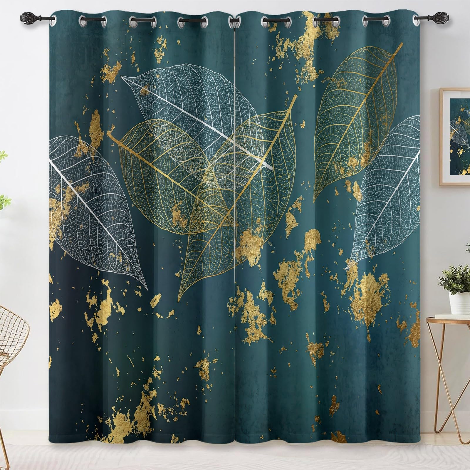 Rideau occultant à œillets 140 X 280 cm pour isoler thermiquement la chambre et le salon