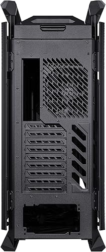 Vista 45 de ASUS ROG Hyperion GR701 EATX - Carcasa para computadora de torre completa con estructura semiabierta, paneles laterales sin herramientas, soporta