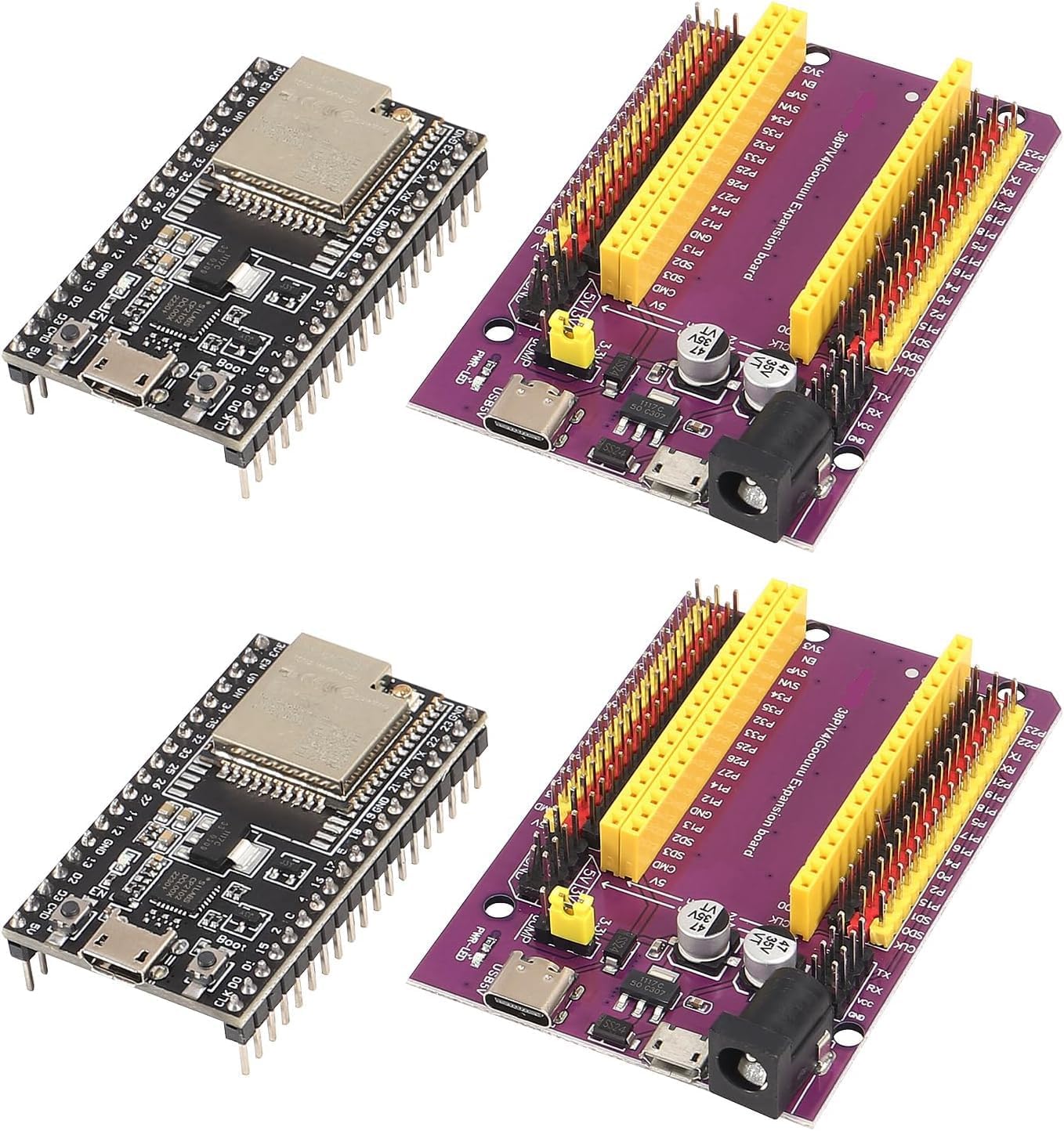 Płyta główna ESP32-DevKitC ESP32 płyta rozwojowa ESP32-WROOM-32D ESP32-WROOM-32U (ESP32-WROOM-32U + płyta rozszerzenia)
