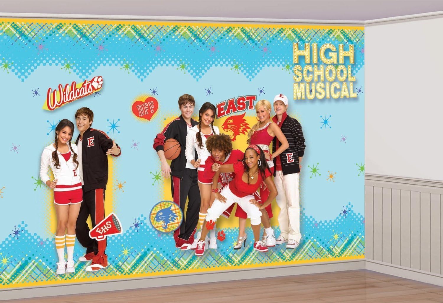 Décorations murales plastifiées High School Musical Amazon.fr