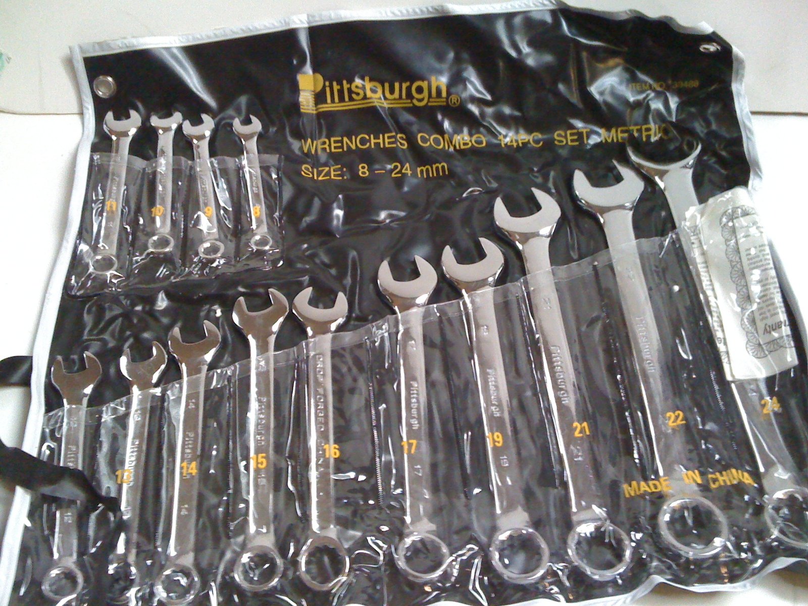 Nuovo Set Di Chiavi Metriche Combinate 14PCS Con Custodia Arrotolabile - Foto 2