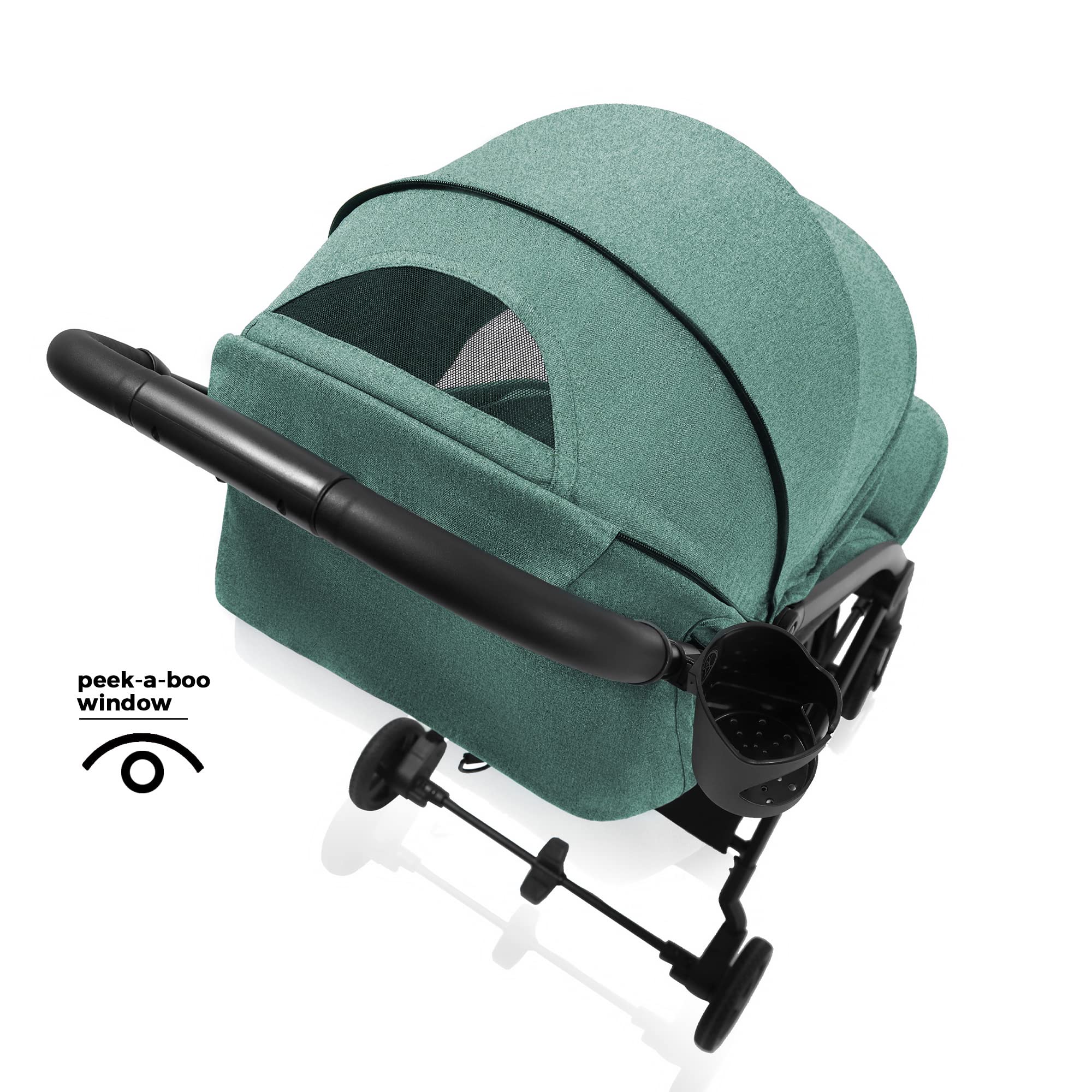 Buy Mompush Lithe, Lightweight Stroller, Compact OneHand Fold Luggage