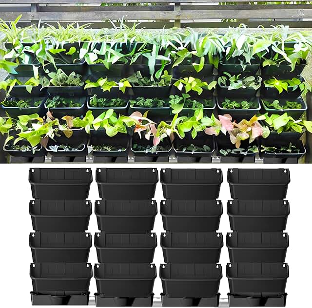 10 Mini Pergola Ideas for Small Gardens and Patios 26 Maxona Vertical Wall Planter for Indoor Plant-Walls Mounted Pot with 4 D...