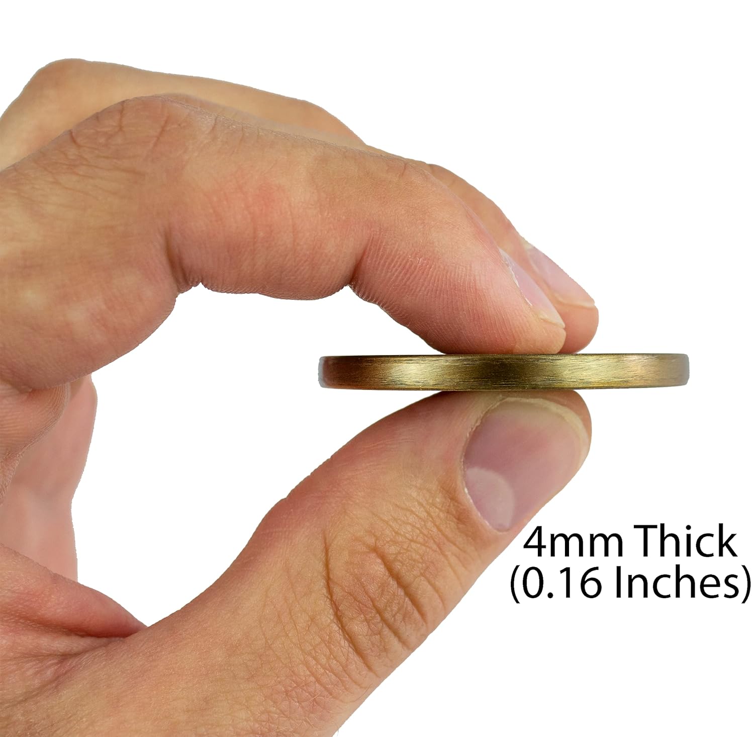 Wildlife Challenge Coin, Bulk Pack of 10 American Elk Deer Nature Coins, Religious Pocket Token for Hunters & Collectors, The Lord is My Rock & Salvation, Psalm 62:2 Antique Gold-Color Novelty Gift