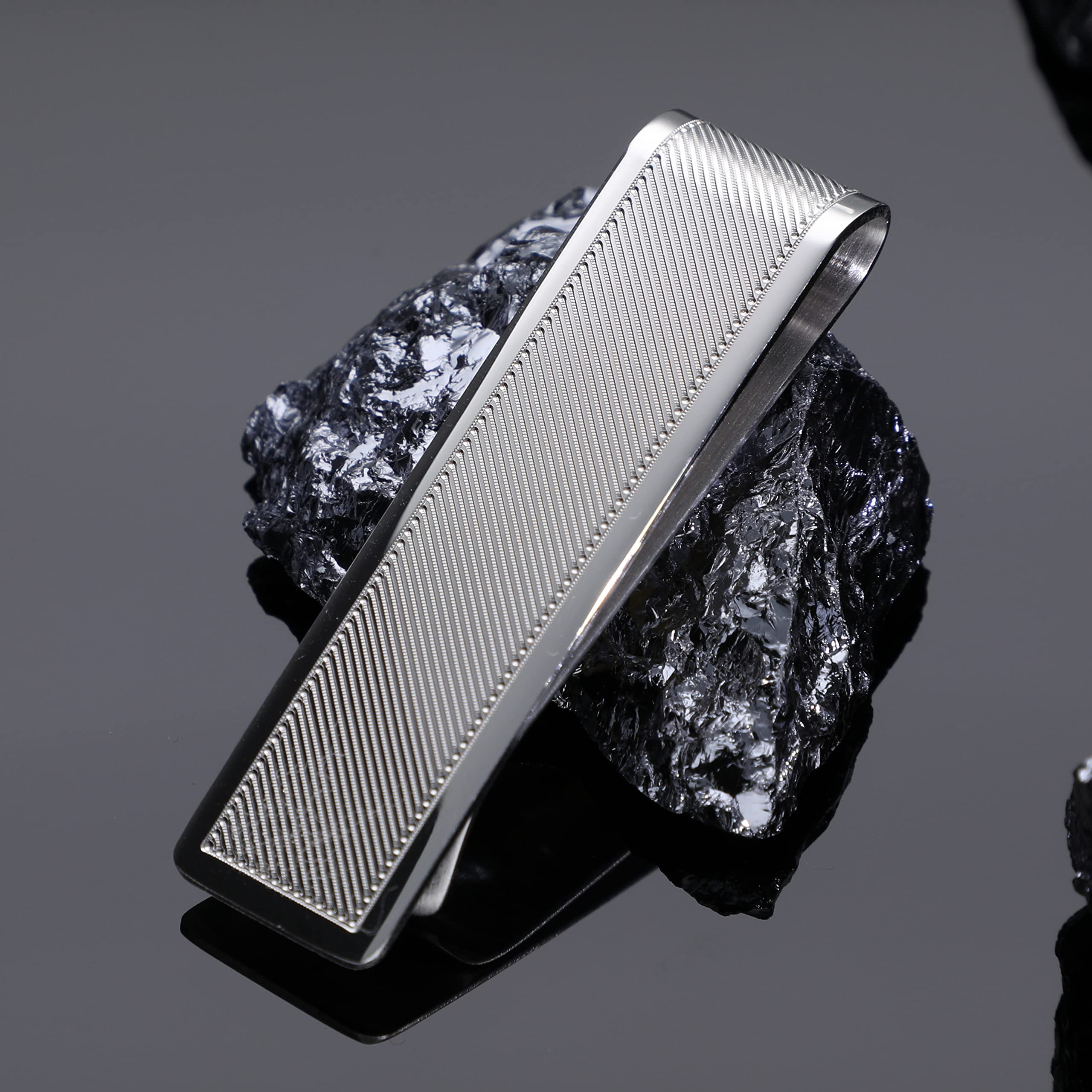 Clip Portabanconote Per Uomo In Argento Sterling 925 Lucidato A Specchio Senza Nickel Resistente AllOssidazione